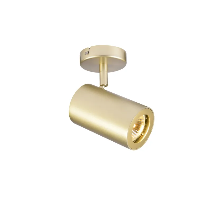 ENOLA B, applique et plafonnier intérieur, simple, laiton, GU10/QPAR51, 50W max, inclinable à 100 deg
