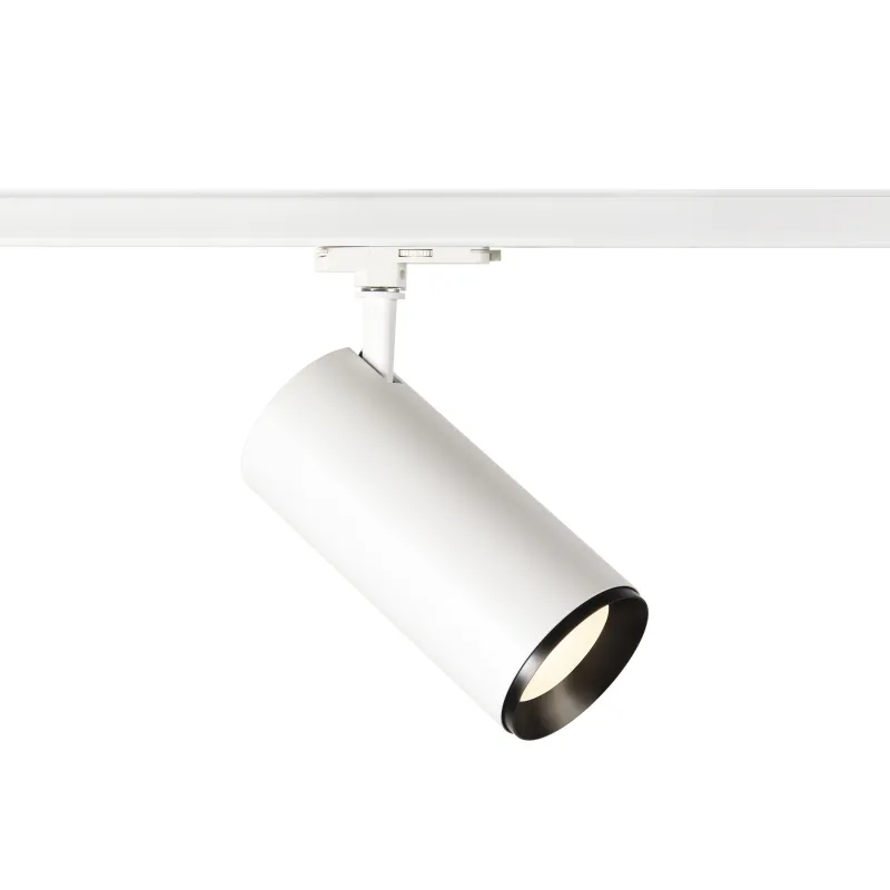 NUMINOS® XL, spot pour rail 3 allumages intérieur, 24 deg , blanc/noir, LED, 36W, 4000K, variable Dali