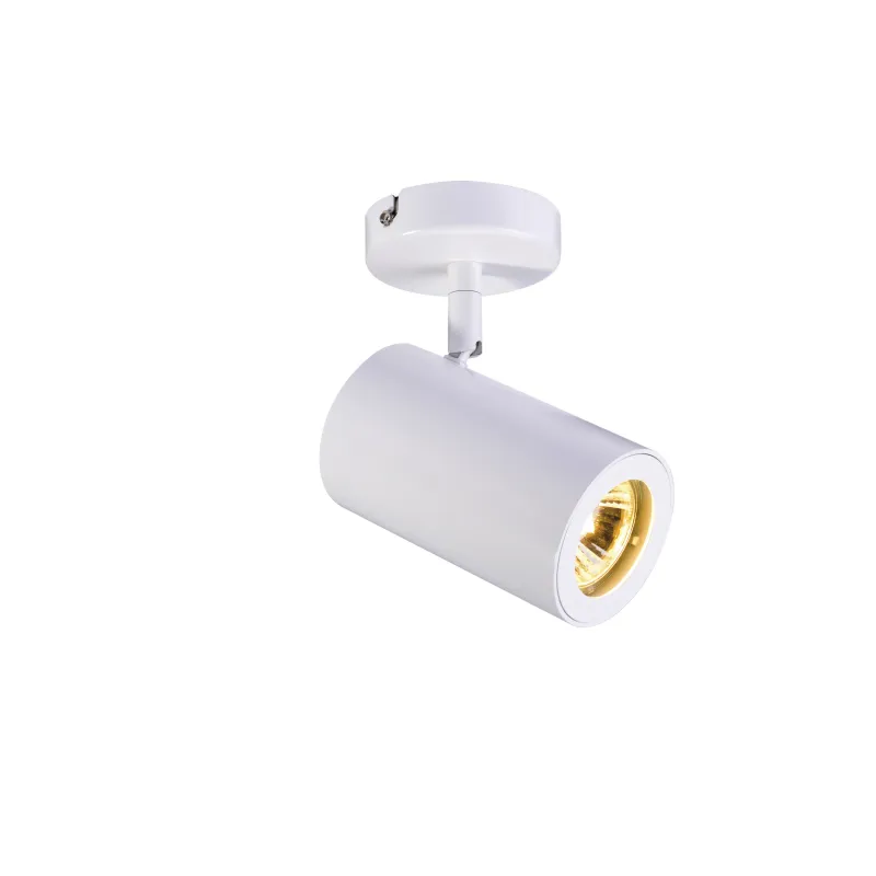 ENOLA B, applique et plafonnier intérieur, simple, blanc, GU10/QPAR51, 50W max, inclinable à 100 deg