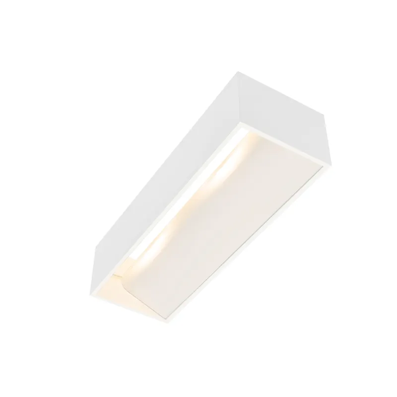 LOGS IN L, applique intérieure, rectangulaire, blanc, LED, 19W, 2000-3000K, variable, Dim to warm
