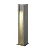ARROCK SLOT, borne extérieure, poivre et sel, GU10/LED GU10 51mm, 4W max, IP44, granite, inox 304
