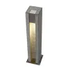 ARROCK SLOT, borne extérieure, poivre et sel, GU10/LED GU10 51mm, 4W max, IP44, granite, inox 304