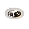 NUMINOS® MOVE L, encastré de plafond intérieur, orientable, 20 deg , blanc/chrome, LED, 25,41W, 2700K