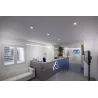 NUMINOS® MOVE L, encastré de plafond intérieur, orientable, 40 deg , blanc/chrome, LED, 25,41W, 3000K