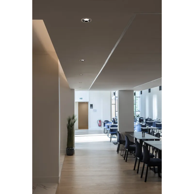 NUMINOS® MOVE L, encastré de plafond intérieur, orientable, 55 deg , blanc/chrome, LED, 25,41W, 3000K