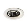 NUMINOS® MOVE M, encastré de plafond intérieur, orientable, 40 deg , blanc/chrome, LED, 17,55W, 4000K