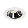 NUMINOS® MOVE XL, encastré de plafond intérieur, orientable, 40 deg , blanc/chrome, LED, 37,4W, 4000K