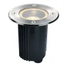 DASAR® 80, encastré de sol extérieur, rond, inox, GU10/QPAR51, 35W max, IP67, collerette inox 316