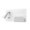 SOMNILA SPOT, applique intérieure, liseuse, version droite, blanc, LED, 13W, 3000K, avec port USB