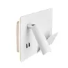 SOMNILA SPOT, applique intérieure, liseuse, version droite, blanc, LED, 13W, 3000K, avec port USB