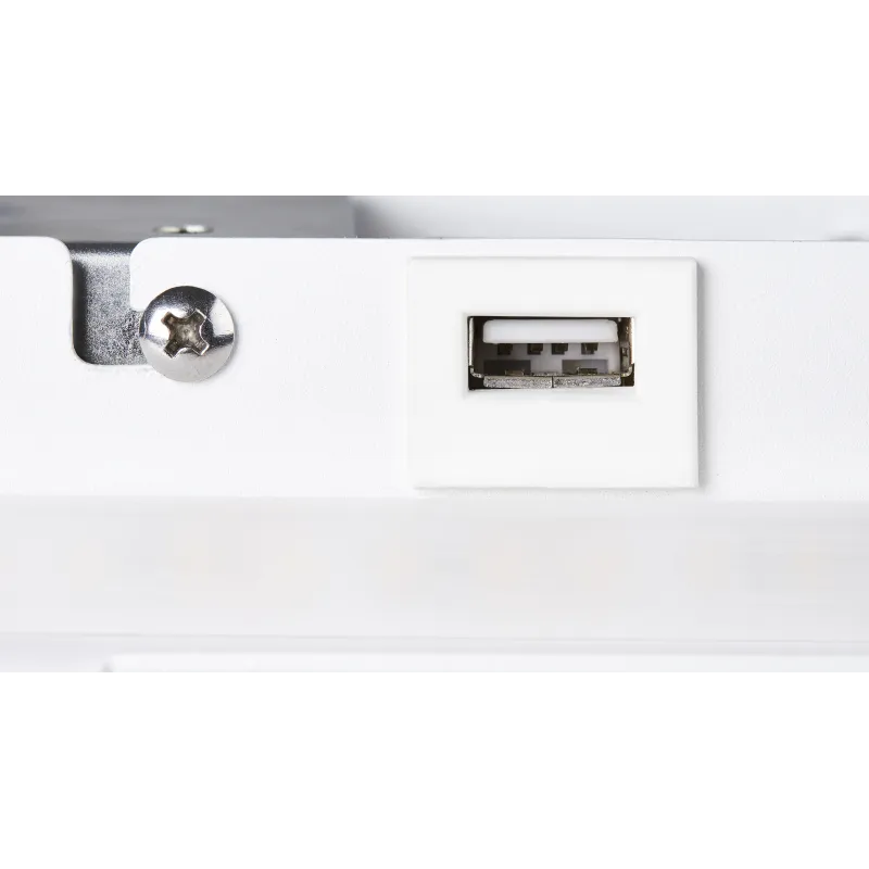 SOMNILA SPOT, applique intérieure, liseuse, version droite, blanc, LED, 13W, 3000K, avec port USB