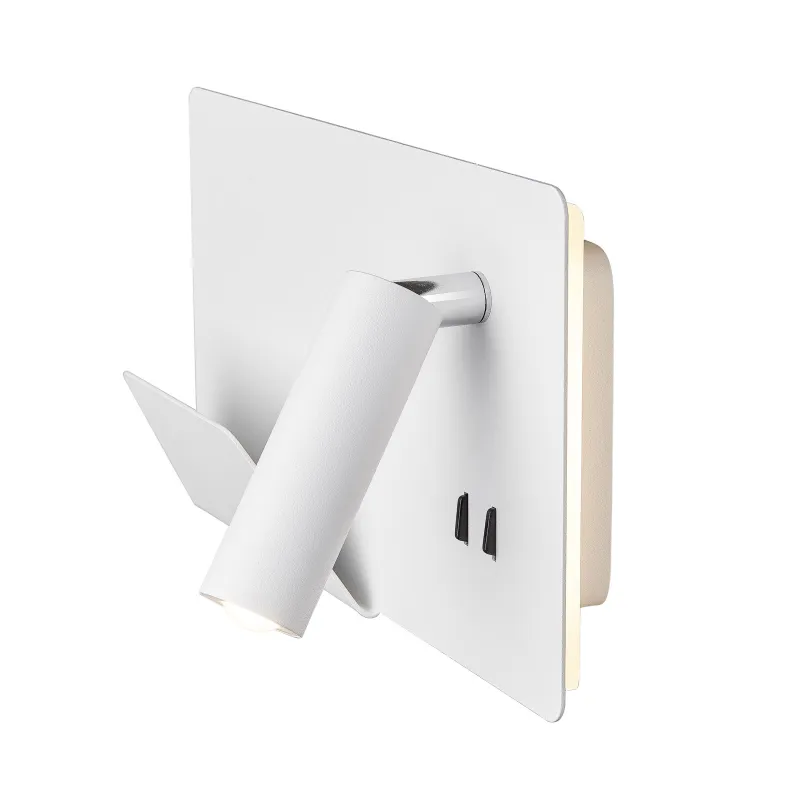 SOMNILA SPOT, applique intérieure, liseuse, version gauche, blanc, LED, 13W, 3000K, avec port USB