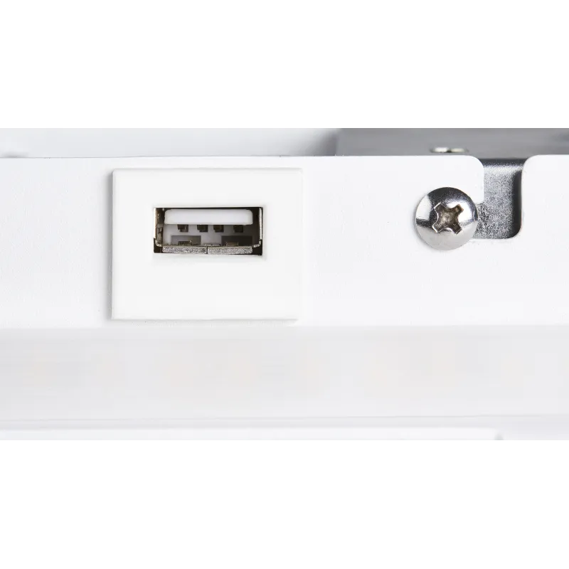 SOMNILA SPOT, applique intérieure, liseuse, version gauche, blanc, LED, 13W, 3000K, avec port USB
