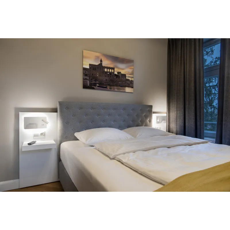 SOMNILA SPOT, applique intérieure, liseuse, version gauche, blanc, LED, 13W, 3000K, avec port USB