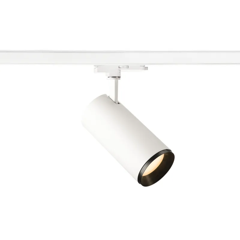 NUMINOS® L, spot pour rail 3 allumages intérieur, 60 deg , blanc/noir, LED, 28W, 2700K, variable Dali