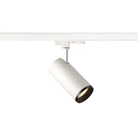 NUMINOS® M, spot pour rail 3 allumages intérieur, 60 deg , blanc/noir, LED, 20W, 3000K, variable Dali