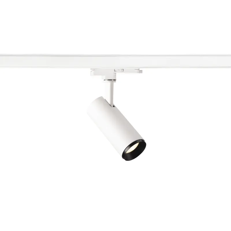 NUMINOS® S, spot pour rail 3 allumages intérieur, 24 deg , blanc/noir, LED, 11W, 4000K, variable Dali