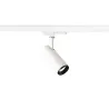 NUMINOS® S, spot pour rail 3 allumages intérieur, 24 deg , blanc/noir, LED, 11W, 4000K, variable Dali