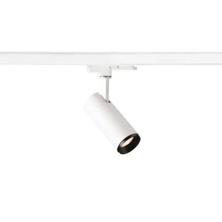 NUMINOS® S, spot pour rail 3 allumages intérieur, 60 deg , blanc/noir, LED, 11W, 2700K, variable Dali