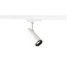 NUMINOS® S, spot pour rail 3 allumages intérieur, 60 deg , blanc/noir, LED, 11W, 3000K, variable Dali
