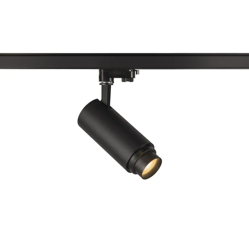 NUMINOS® ZOOM M, spot pour rail 3 allumages intérieur, 15 deg , blanc/noir, LED, 20W, 2700K, variable