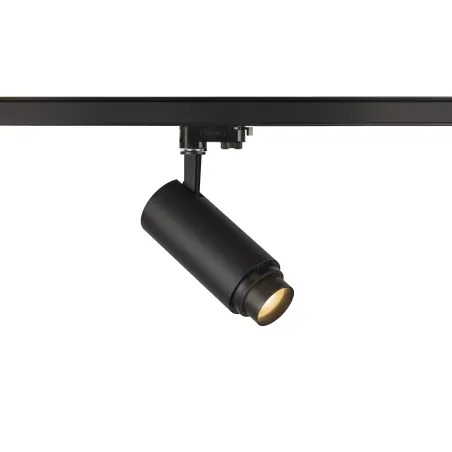 NUMINOS® ZOOM M, spot pour rail 3 allumages intérieur, 15 deg , blanc/noir, LED, 20W, 2700K, variable