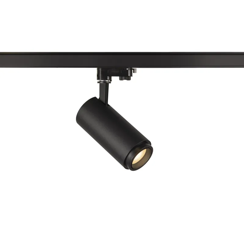 NUMINOS® ZOOM M, spot pour rail 3 allumages intérieur, 15 deg , blanc/noir, LED, 20W, 3000K, variable