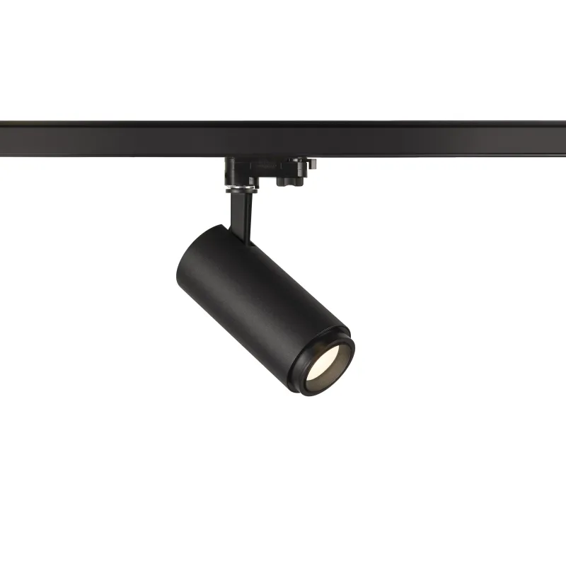 NUMINOS® ZOOM M, spot pour rail 3 allumages intérieur, 15 deg , blanc/noir, LED, 20W, 4000K, variable
