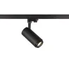 NUMINOS® ZOOM M, spot pour rail 3 allumages intérieur, 15 deg , blanc/noir, LED, 20W, 4000K, variable