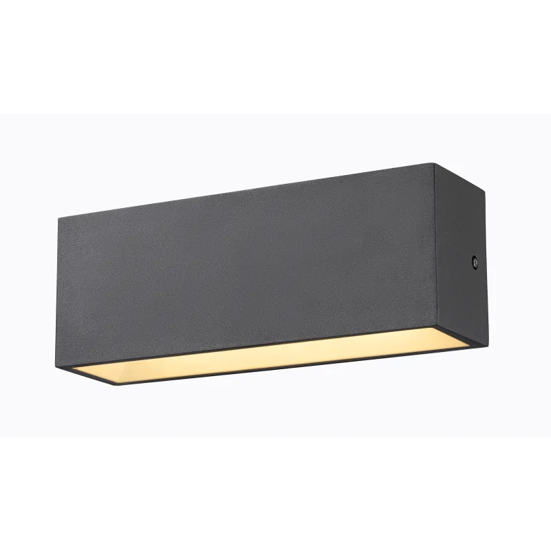SITRA CUBE, applique extérieure, L, up/down, anthracite, LED, 24W, 3000K/4000K, IP44, CCT Switch