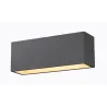 SITRA CUBE, applique extérieure, L, up/down, anthracite, LED, 24W, 3000K/4000K, IP44, CCT Switch