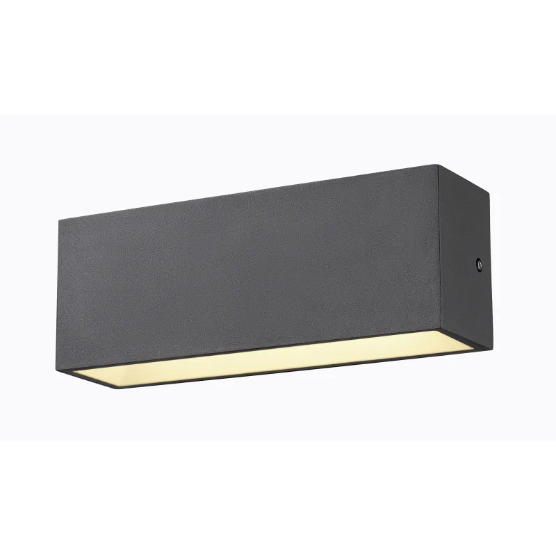 SITRA CUBE, applique extérieure, L, up/down, anthracite, LED, 24W, 3000K/4000K, IP44, CCT Switch