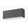 SITRA CUBE, applique extérieure, L, up/down, anthracite, LED, 24W, 3000K/4000K, IP44, CCT Switch