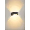 SITRA CUBE, applique extérieure, L, up/down, anthracite, LED, 24W, 3000K/4000K, IP44, CCT Switch