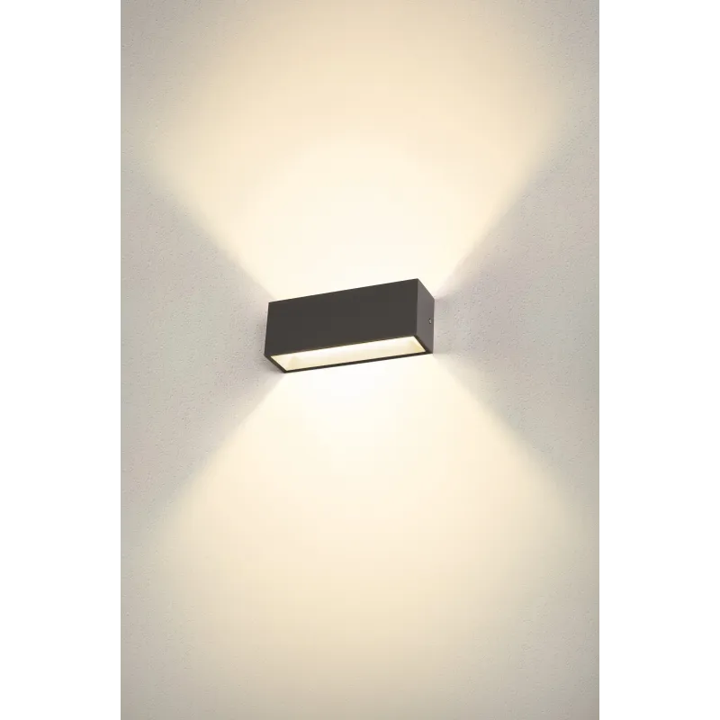 SITRA CUBE, applique extérieure, L, up/down, anthracite, LED, 24W, 3000K/4000K, IP44, CCT Switch