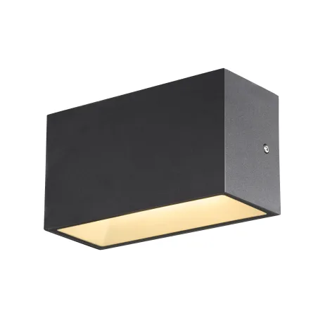 SITRA CUBE, applique extérieure, M, up/down, anthracite, LED, 14W, 3000K/4000K, IP44, CCT Switch