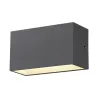 SITRA CUBE, applique extérieure, M, up/down, anthracite, LED, 14W, 3000K/4000K, IP44, CCT Switch