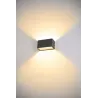 SITRA CUBE, applique extérieure, M, up/down, anthracite, LED, 14W, 3000K/4000K, IP44, CCT Switch