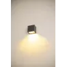 SITRA CUBE, applique extérieure, S, simple, anthracite, LED, 6,2W, 3000K/4000K, IP44, CCT Switch