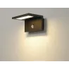 ANGOLUX SENSOR, applique extérieure, anthracite, LED, 9,8W, 3000K, IP44, détecteur de mouvements