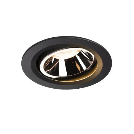 NUMINOS® MOVE L, encastré de plafond intérieur, orientable, 20 deg , noir/chrome, LED, 25,41W, 2700K