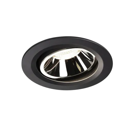 NUMINOS® MOVE L, encastré de plafond intérieur, orientable, 40 deg , noir/chrome, LED, 25,41W, 4000K
