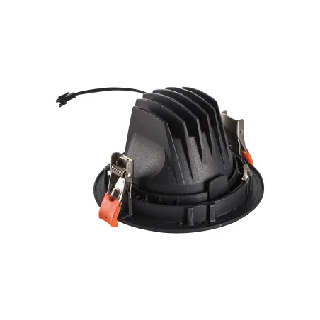 NUMINOS® MOVE L, encastré de plafond intérieur, orientable, 55 deg , noir/chrome, LED, 25,41W, 2700K