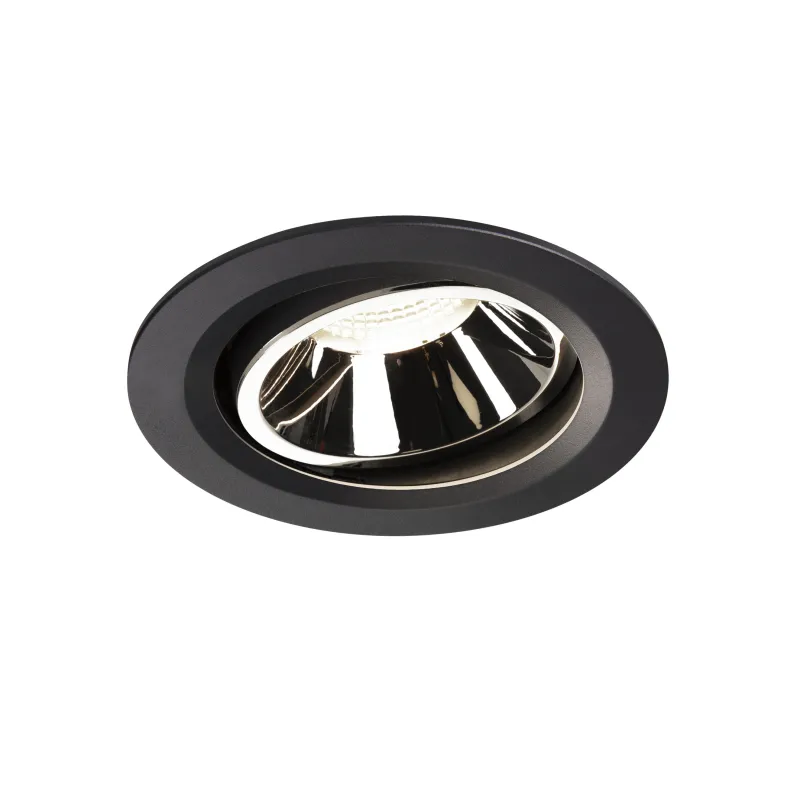 NUMINOS® MOVE L, encastré de plafond intérieur, orientable, 55 deg , noir/chrome, LED, 25,41W, 4000K