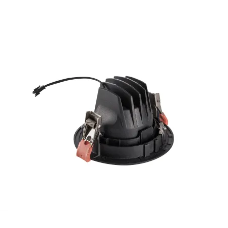 NUMINOS® MOVE M, encastré de plafond intérieur, orientable, 40 deg , noir/chrome, LED, 17,55W, 3000K