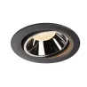 NUMINOS® MOVE XL, encastré de plafond intérieur, orientable, 20 deg , noir/chrome, LED, 37,4W, 3000K