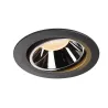 NUMINOS® MOVE XL, encastré de plafond intérieur, orientable, 40 deg , noir/chrome, LED, 37,4W, 2700K