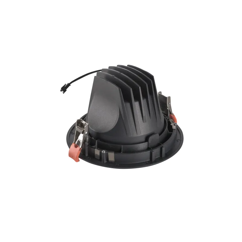 NUMINOS® MOVE XL, encastré de plafond intérieur, orientable, 55 deg , noir/chrome, LED, 37,4W, 2700K