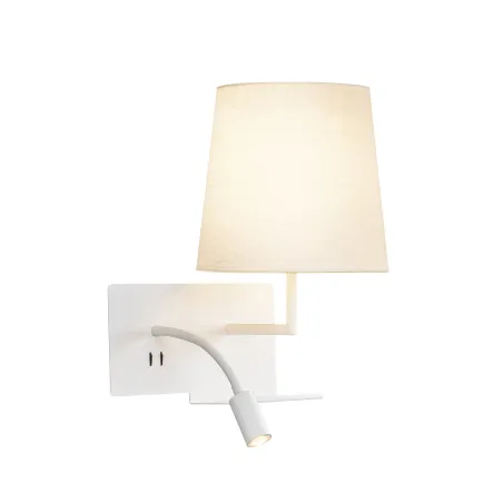 SOMNILA FLEX, applique intérieure, liseuse, version droite, blanc, LED, 3W, 3000K, avec port USB