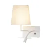 SOMNILA FLEX, applique intérieure, liseuse, version gauche, blanc, LED, 3W, 3000K, avec port USB